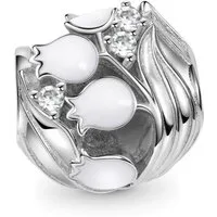 Gnoce Bead Gnoce Charm Maiglöckchen FSC023 Silber