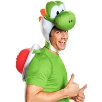 Disguise Kostüm Yoshi Verkleidungs-Set für Erwachsene bunt