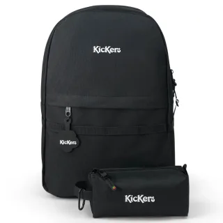 Kickers Gemini Schwarzer Rucksack mit Federmäppchen