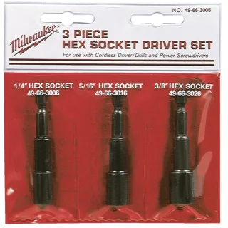 Milwaukee - BITSET INNENSECHSKANT (3TLG.) - 49663004