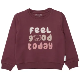 STACCATO - Md.-Sweatshirt dark plum - Gr. - 98