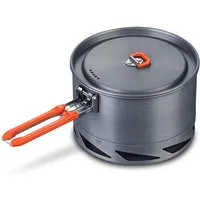FireMaple Suppentopf Ultraleichter Wärmetauschtopf aus Aluminium 1,5 L Topf Camping, Aluminium (Campingtopf, 1-tlg., Einzelner Campingtopf mit Wärmetauscher), Ultraleicht, Wärmetauscherboden, faltbare Griffe, energiesparend