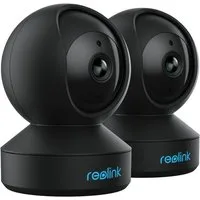 Reolink Überwachungskamera E1 Pro-2 Pack 4MP 355° Schwenk & 50° Neigung PT Indoor Dualband (Innenbereich, Automatische Verfolgung, BabyMonitor, Personen/Haustiere erkennen)