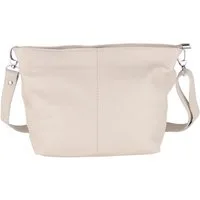 MIRROSI Umhängetasche Damen Crossbody Bag, Echtleder Made In Italy, Mittelgroße Damen Tasche 30x20x13cm