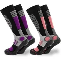 OCCULTO Skisocken Damen Skisocken 2er Pack (Modell: Maria) (2-Paar)