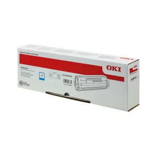 Original 46443103 OKI C8xx Toner cyan HC 10.000