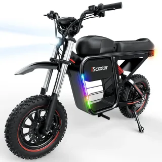 [EU DIRECT] iScooter DX5 Max Electric Dirt Bike 52V 20Ah 2000W Motor Recommended Top Speed 25KM/H 17-Inch Off-Road Tires