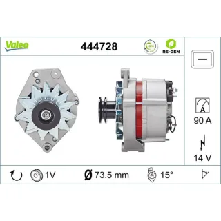 Valeo Lichtmaschine 90A Seat VW 444728