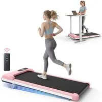 Dskeuzeew Laufband mit 7 % Steigung – 3-in-1-Laufbänder bis 130 kg (mit Fernbedienung und LED-Display - Lauffläche 38,5 x 90 cm), 1–8 km/h einstellbar – Motor 2,5 PS