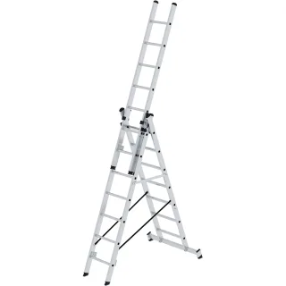 Munk Mehrzweckleiter 3-teilig mit nivello®-Traverse - 011107