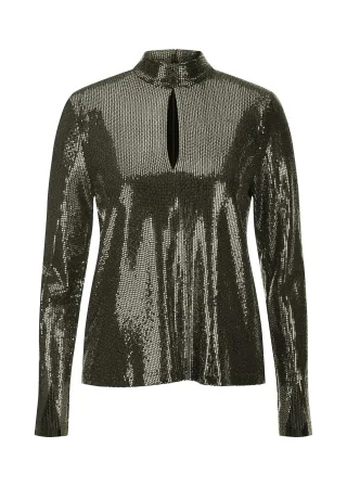 RIANI - Shirt mit Arm black patterned - Gr. - 34