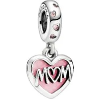 Pandora Charm Herz 798887C01*, Herz, Liebe, Muttertag, Mama, Rosa