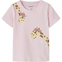 Name It T-Shirt NBFHILLARY SS TOP BOX Baumwollmischung, regular fit
