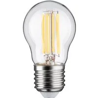 Paulmann LED-Leuchtmittel Eco-Line Tropfen 525lm 2,5W 3000K klar 230V, E27, 1 St., Warmweiß
