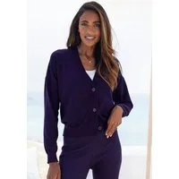 LASCANA Strickjacke in kurzer Form, Loungewear