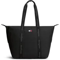 Tommy Jeans Handtasche TJW ESS DAILY TOTE, Damen Schultertasche mit logobedruckten Tragegriffen
