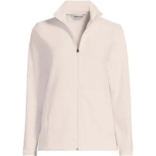 Anyweather Fleece-Jacke, Damen,  Weiß, Polyester, by Lands' End