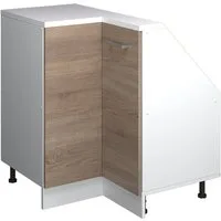 Vicco Kommode Rion, Sonoma/Weiß/Weiß, 75.6 x 81.6 cm mit 1 Tür (1 St)