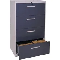 MCW Aktenschrank Preston A10 4 Registerschienen, Belastbarkeit pro Schublade: 40 kg