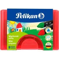 Pelikan Wachsmalstift Wachsmalstifte Dreieckig, 8er-Set