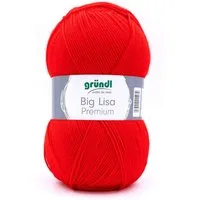 Gründl Big Lisa Premium Häkelwolle, Strickgarn, 250g Häkelwolle, 665,00 m (Wolle zum Stricken und Häkeln, Strickgarn, Handstrickgarn, Strickwolle), Großknäuel