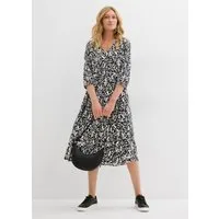 bonprix Midikleid aus Viskose, Midilänge, Regular Fit, mit Taschen