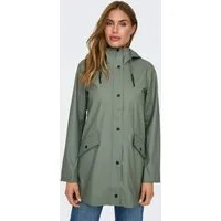 ONLY Kurzmantel ONLELISA RAINCOAT OTW NOOS beschichtete Qualität