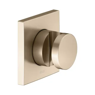 Keuco Wandbrausehalter IXMO 59591, Bronze gebürstet, Rosette eckig, 59591030002 59591030002