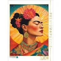 CALVENDO Puzzle CALVENDO Puzzle Die Kraft der Farben inspiriert von Frida Kahlo, 1000, 1000 Puzzleteile