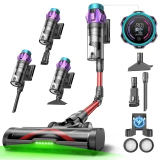 [EU Direct] Ultenic U18 Pro Cordless Vacuum Cleaner, 600W 55Kpa Strong Suction, 80min Max Runtime, 180° Bendable Wand, S