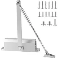 BlingBin Türschließer Hydraulischer Türschließer mit Puffer, einstellbar 25 – 85 kg, (1er Set, 1-tlg., 25-45kg), automatischer Schließmechanismus für Innen- und Außentüren