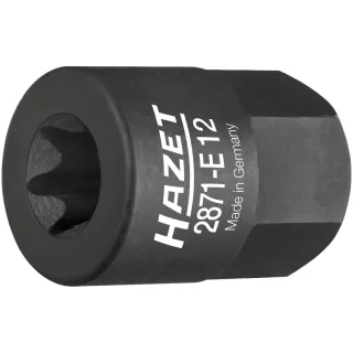 HAZET Turbolader / Krümmer TORX Einsatz Außen-Sechskant 17 mm - 2871-E12