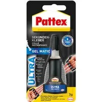 Pattex Bastelkleber Pattex Sekundenkleber Ultra Gel Matic 3 g Spender