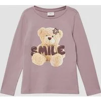 s.Oliver Langarmshirt T-Shirt Longsleeve mit Frontprint
