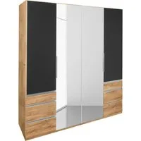 Wimex Kleiderschrank Level by fresh to go mit Glas-und Spiegeltüren