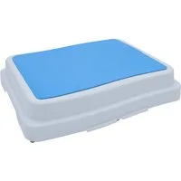 Spetebo Tritthocker Trittstufe stapelbar weiß - 50 x 40 cm (Set, 1 St., 1er), Antirutsch Badezimmer Tritthocker