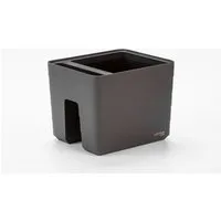 PLASTIA Blumentopf Plastia Blumenkasten Berberis Geländertopf Wasserspeicher Grau