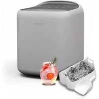 Klarstein Eiswürfelmaschine SparkIce Eismaschine 15 kg/24h 1,5L Tank Auto-Clean 2 Modi 6 Min Touch, Ice Maker Eiswürfelmaschine elektrisch mit Auto-Reinigung