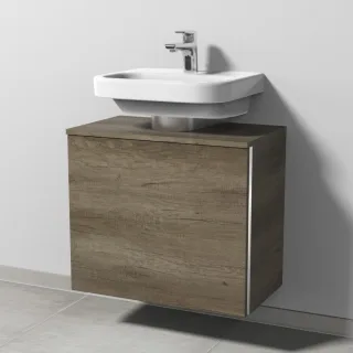 Sanipa 3way Universal-Waschtischunterbau mit 1 Auszug, Eiche-Nebraska BR60037