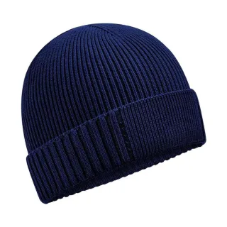 Beechfield - Mütze Technisierter Aufnäher (Marineblau)