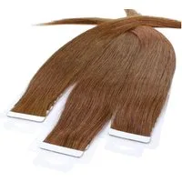 hair2heart Echthaar-Extension Tape Extensions glatt #8/03 Hellblond Natur-Gold 40cm