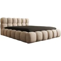 Luxusbetten24 Polsterbett Designer Polsterbett Boston Samt, mit Stauraum