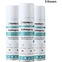 Frohbach Kühlpad Frohbach - Kühlspray zur schnellen Linderung von Schmerzen, 3-tlg.