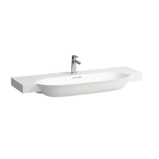 LAUFEN Möbel-Waschtisch THE NEW CLASSIC, 1 Hahnloch, mit Überlauf 1200x480 LCC weiß, H8138584001041 H8138584001041