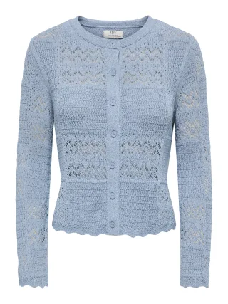 JDY - JDYESMEE L/S STRUCTURE CARDIGAN KNT Windward Blue - Gr. - M