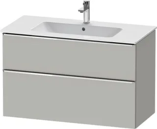 Duravit D-Neo Waschtischunterbau wandhängend Betongrau Matt 1010x462x625 mm - DE4363010070000 DE4363010070000