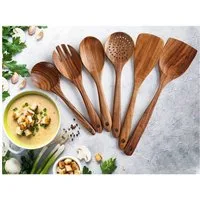 Faizee Möbel Kochbesteck-Set Holz-Kochbesteck-Set: 6-teiliges Set für alle Ihre Kochbedürfnisse (6-tlg)