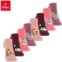 Footstar Kurzsocken Kinder Socken (8 Paar) für Mädchen & Jungen bunt