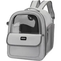 Heyork Tiertransporttasche Haustier Rucksack mit Netzfenster Atmungsaktive Katzentasche bis 7kg
