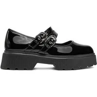 DeeZee Deezee Damenschuhe Schwarz 2073-2 Bootsschuh